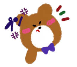 CRAYON LITTLE BEAR[tiny] sticker #5039631