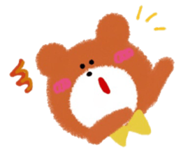 CRAYON LITTLE BEAR[tiny] sticker #5039635