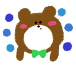 CRAYON LITTLE BEAR[tiny] sticker #5039636