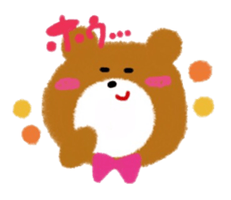 CRAYON LITTLE BEAR[tiny] sticker #5039637