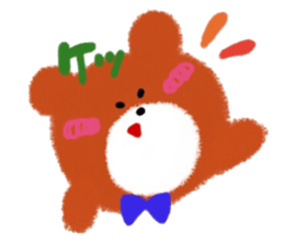 CRAYON LITTLE BEAR[tiny] sticker #5039640