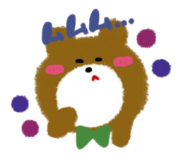 CRAYON LITTLE BEAR[tiny] sticker #5039641