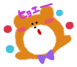CRAYON LITTLE BEAR[tiny] sticker #5039644