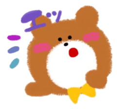 CRAYON LITTLE BEAR[tiny] sticker #5039648