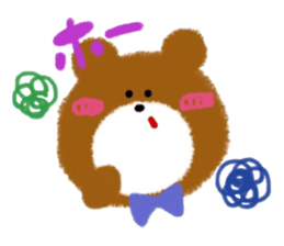 CRAYON LITTLE BEAR[tiny] sticker #5039651