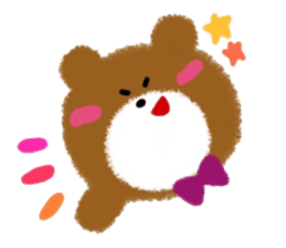 CRAYON LITTLE BEAR[tiny] sticker #5039655