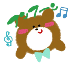 CRAYON LITTLE BEAR[tiny] sticker #5039664