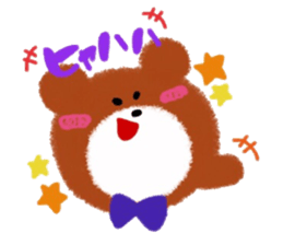 CRAYON LITTLE BEAR[tiny] sticker #5039666