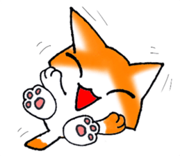 Impertinent cat sticker #5040031