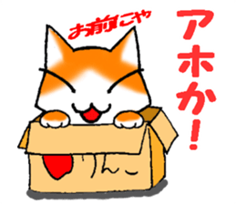 Impertinent cat sticker #5040034