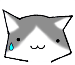 Impertinent cat sticker #5040041