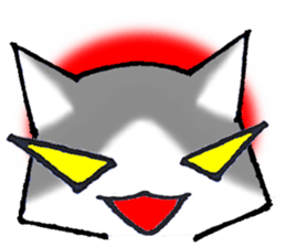 Impertinent cat sticker #5040042