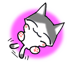 Impertinent cat sticker #5040054