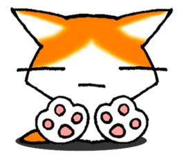 Impertinent cat sticker #5040063