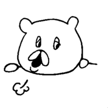 chococo's pretty cute bear sticker #5040341
