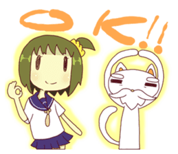 Sailor and Cat. sticker #5040432