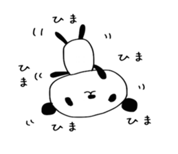 Panda&chacha Sticker sticker #5041135