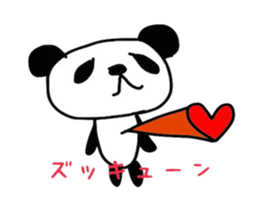 Panda&chacha Sticker sticker #5041136