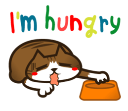 Hawaiian relaxing fat cat ViVi sticker #5042125