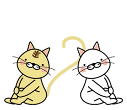 The cats! sticker #5043206