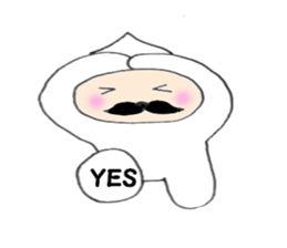 Beard oid man 1 sticker #5043551