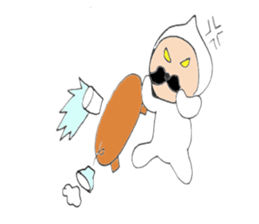 Beard oid man 1 sticker #5043581