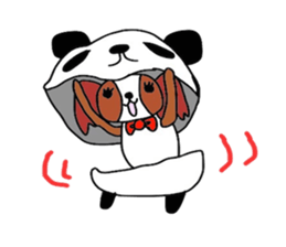 Panda&chacha Sticker No.2 sticker #5044610