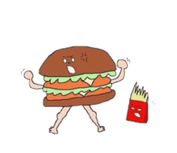 Mr.Fast food sticker #5044632