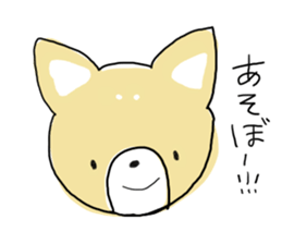 "kawaii" dog everyday sticker sticker #5045022