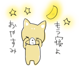 "kawaii" dog everyday sticker sticker #5045052
