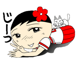 Everyday schoolgirl  9th  with Koke-ko sticker #5045658