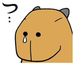 Daily Life of a Stray Capybara sticker #5046307