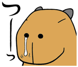 Daily Life of a Stray Capybara sticker #5046308