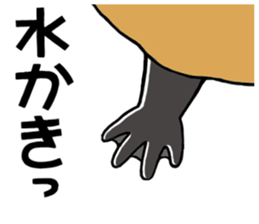 Daily Life of a Stray Capybara sticker #5046312