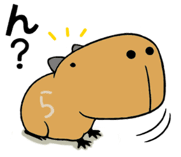 Daily Life of a Stray Capybara sticker #5046322
