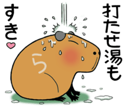 Daily Life of a Stray Capybara sticker #5046327