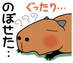 Daily Life of a Stray Capybara sticker #5046329