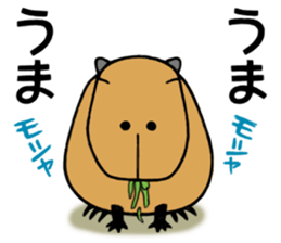 Daily Life of a Stray Capybara sticker #5046332