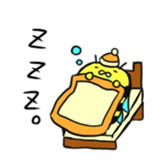 Cute bee sticker #5046554