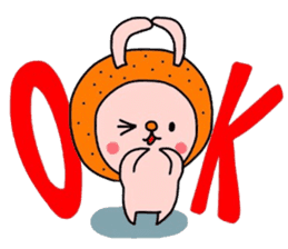 Rabbit & oranges vol3 sticker #5046748