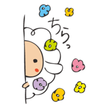 Flower Sheep sticker #5047152