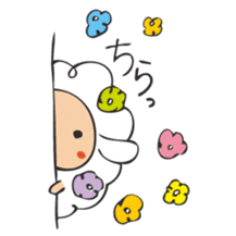 Flower Sheep sticker #5047152