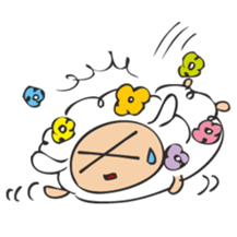 Flower Sheep sticker #5047173