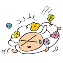 Flower Sheep sticker #5047173