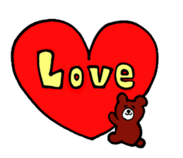 Bear occasionally rabbit sticker #5048194