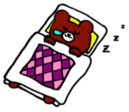 Bear occasionally rabbit sticker #5048197