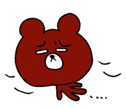 Bear occasionally rabbit sticker #5048211