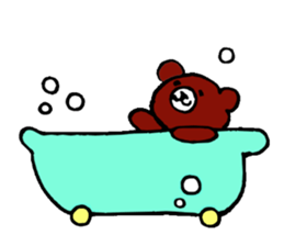 Bear occasionally rabbit sticker #5048213