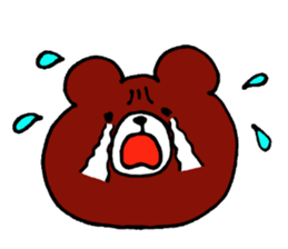 Bear occasionally rabbit sticker #5048214