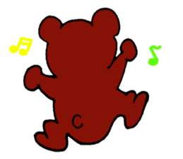 Bear occasionally rabbit sticker #5048215